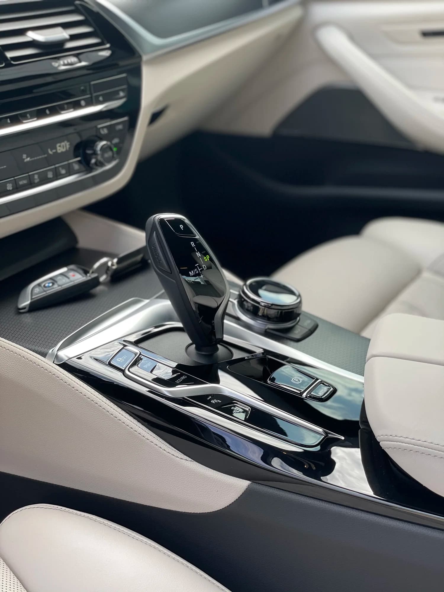 Detailed car interior